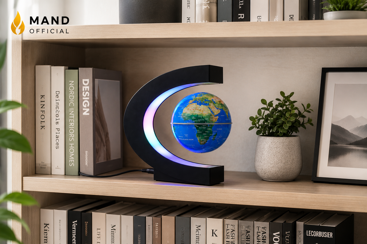 Mand Orbit Globe™ – Schwebende LED Weltkugel