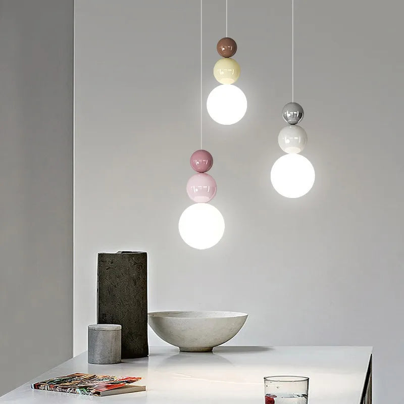 Mand Nordic Glow – Moderne Kugel Pendelleuchte