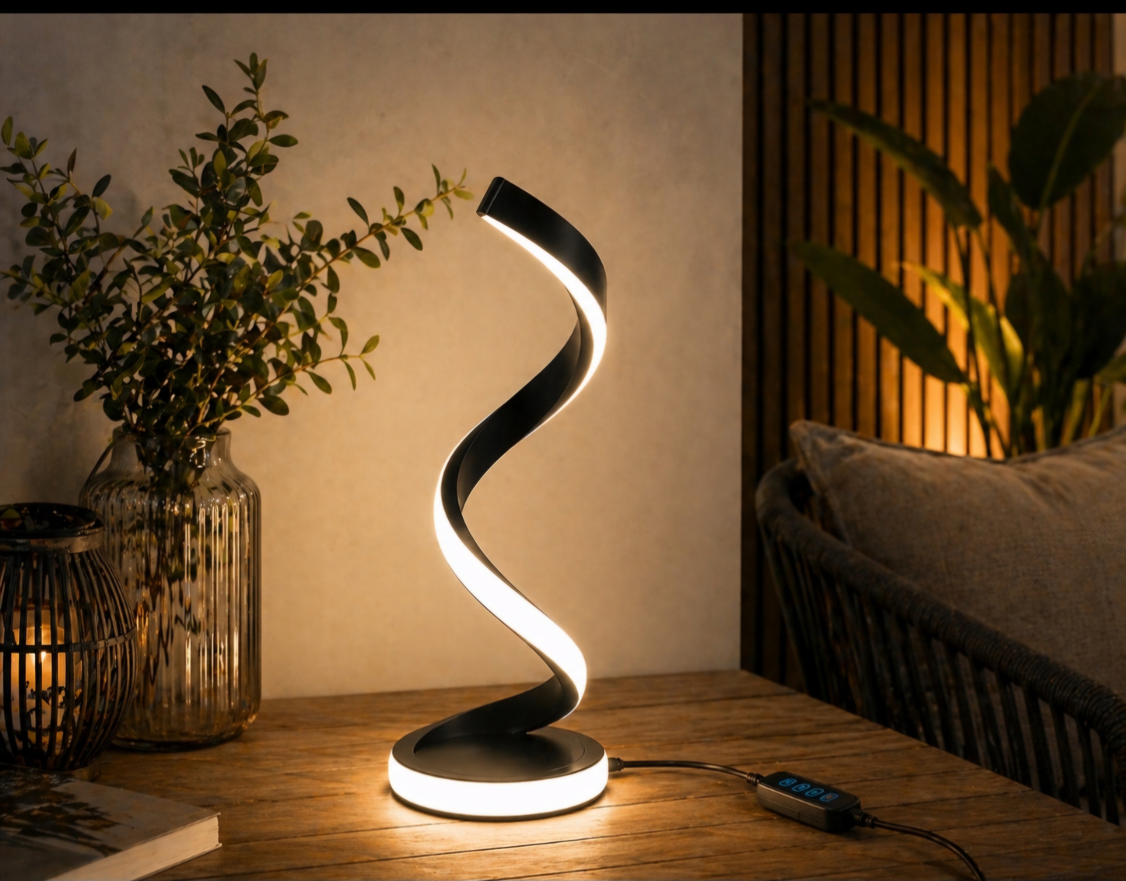 Mand™ Spiral LED Lampe – Modernes Ambient Licht