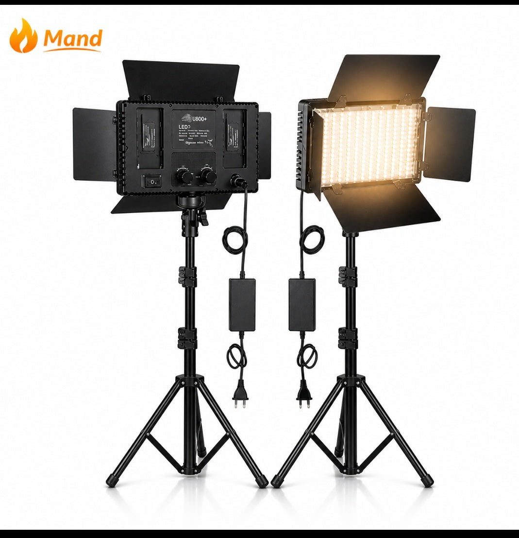 Mand LED Studio Light U800 – Profi Licht für Fotos & Videos