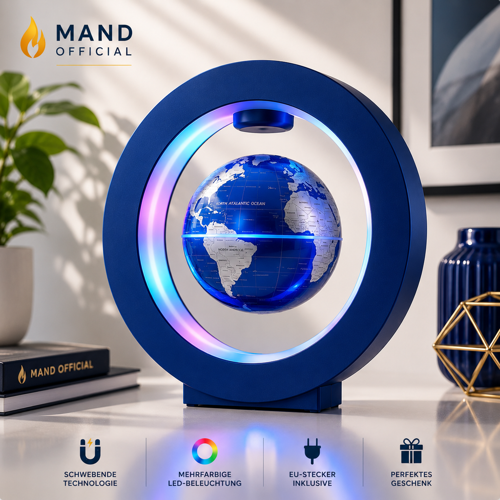 Mand Floating Globe™ – Schwebende LED Weltkugel