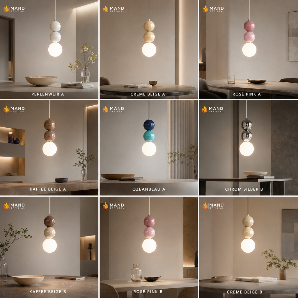 Mand Nordic Glow – Moderne Kugel Pendelleuchte