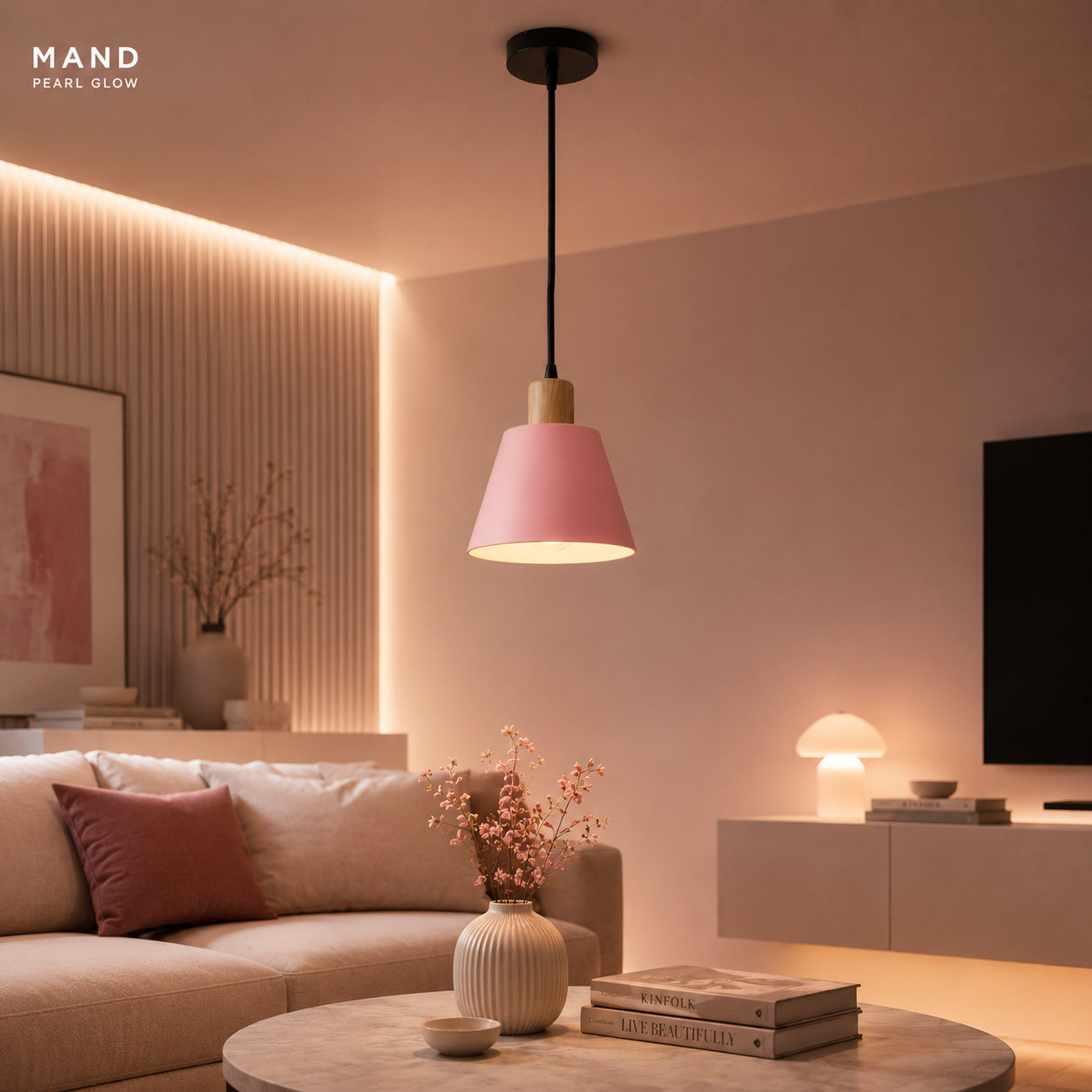 Mand Pearl Glow Hängeleuchte – Moderne Eleganz in Perfektion