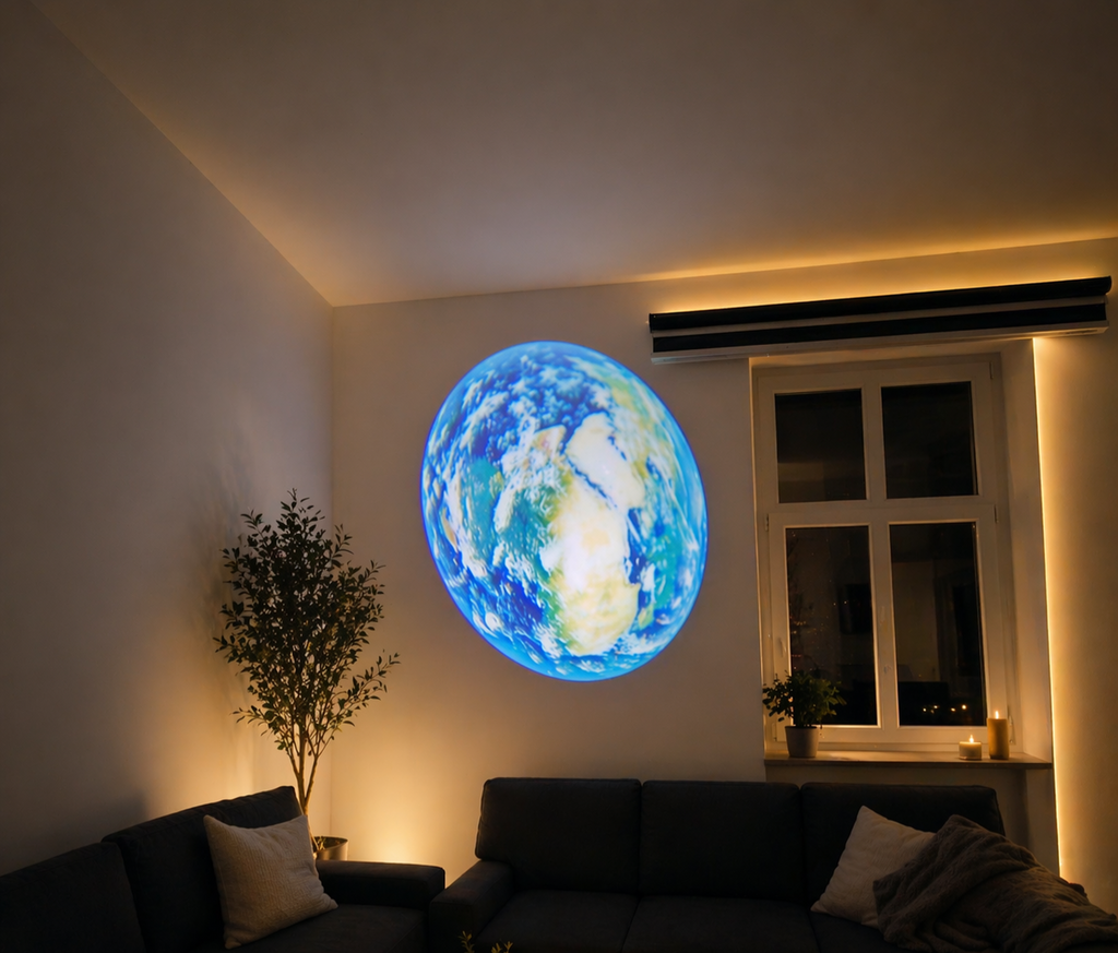 MAND Planet Projector Light - Realistic Moon & Galaxy Projection for Your Room ✨